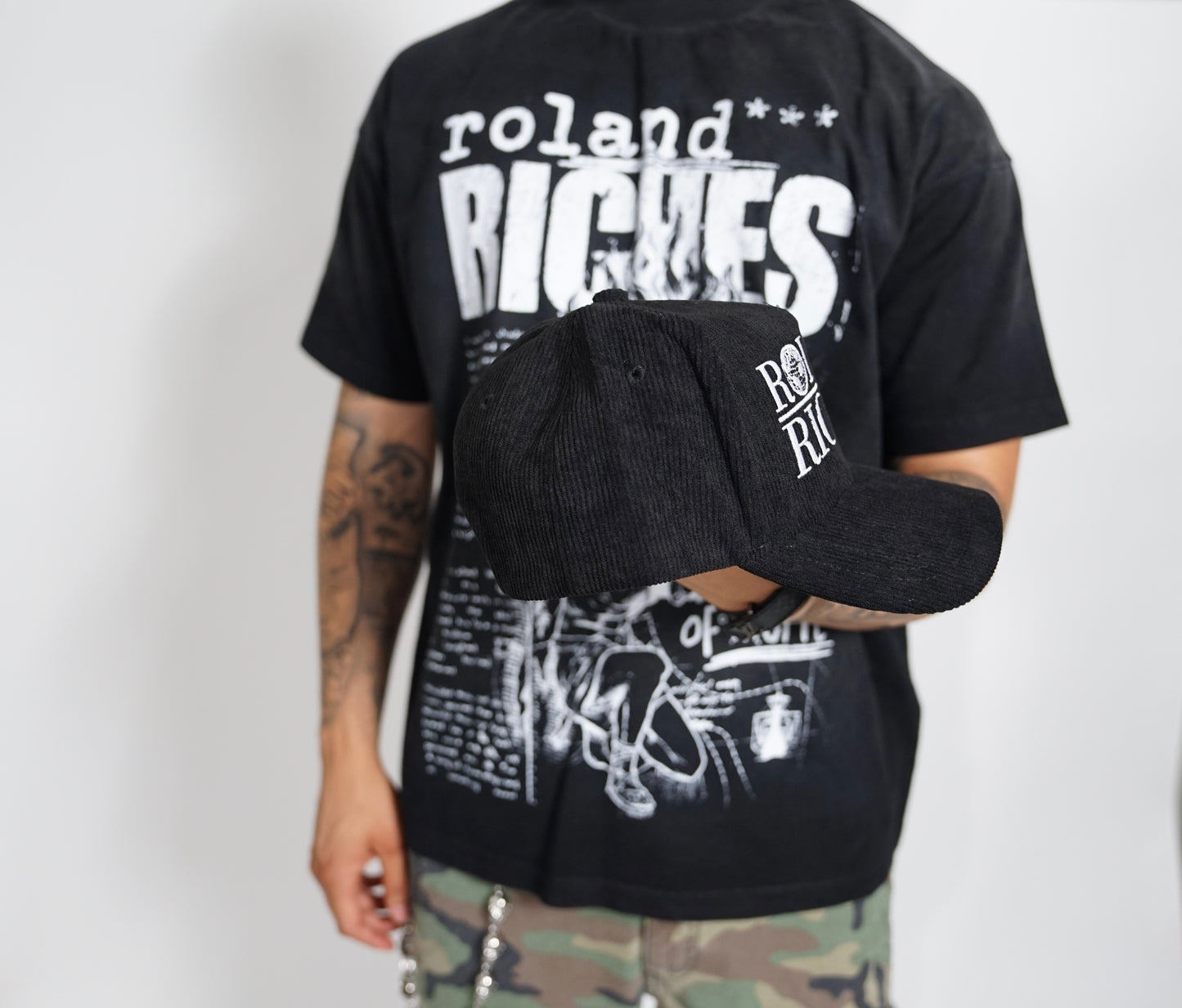 Rich Flame Corduroy Snapback